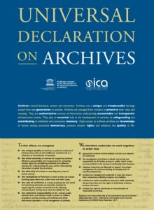 Universal Declaration on Archives