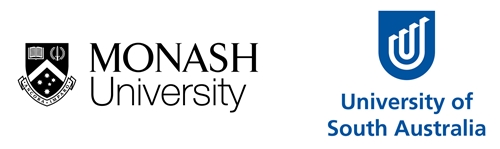 Monash University and University of SA Logos